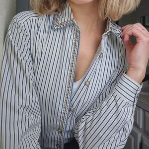 Embroidered Button Down